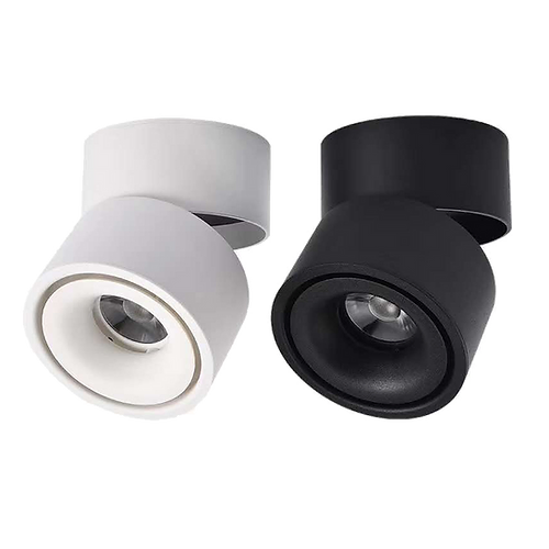 3A DL3017 12W LED Floding Surface Mount Light(Black)