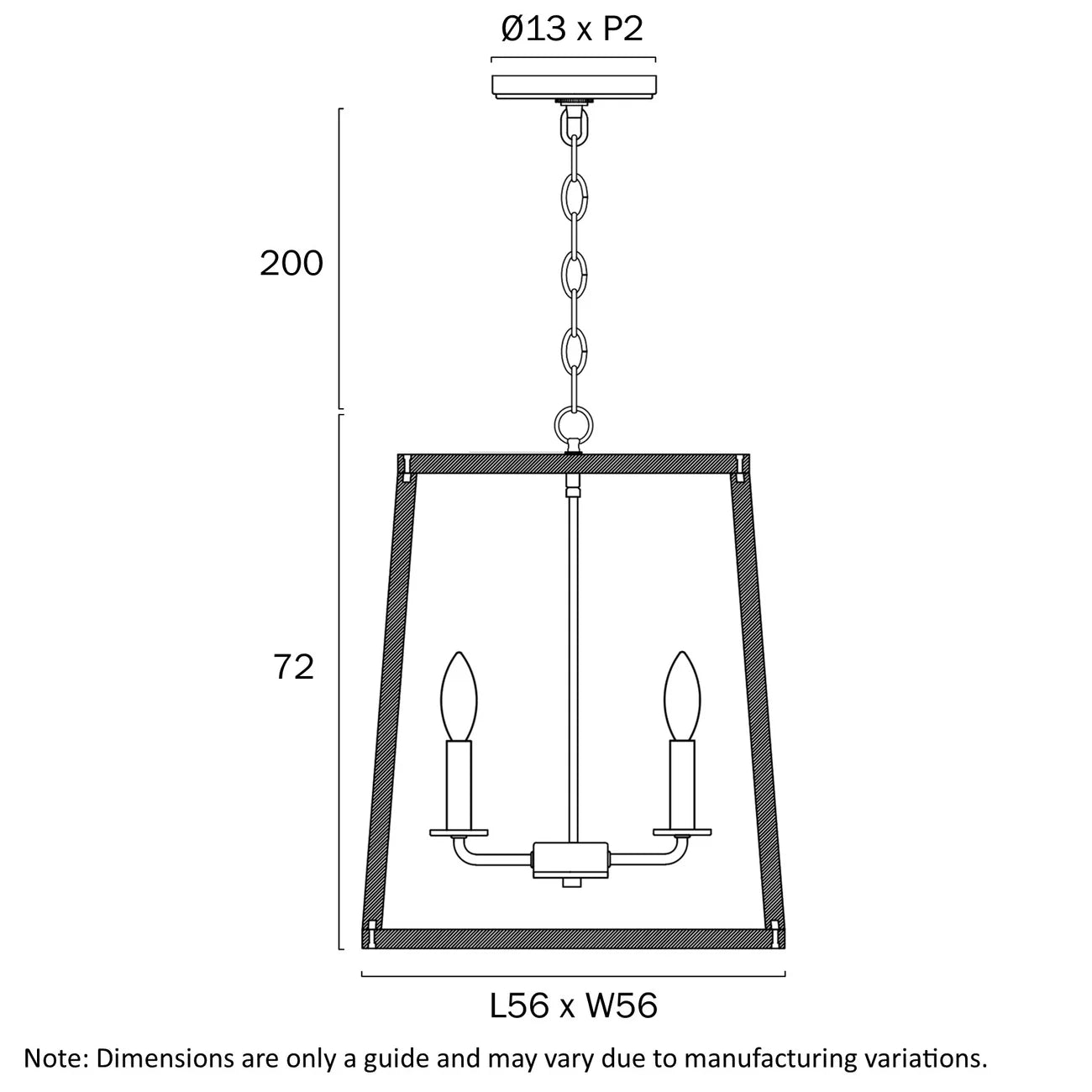 DALTON 6 Pendant Light