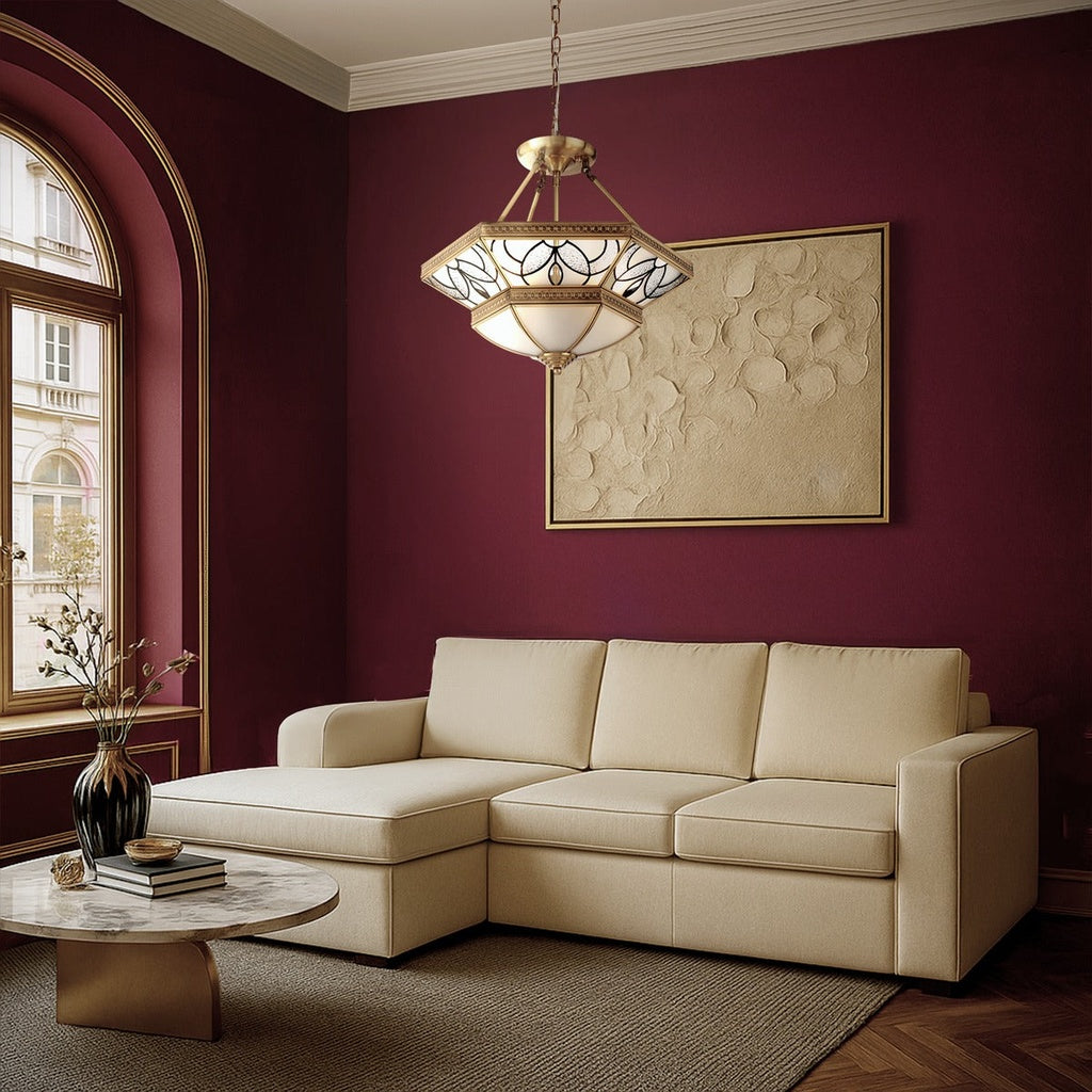 ORISTA Pendant Light CTC Ceiling Light - Brass/Frost