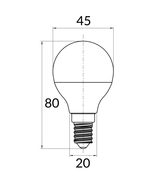 Fancy Round LED Globes Frosted Diffuser (3W) - Options: E14 3000K