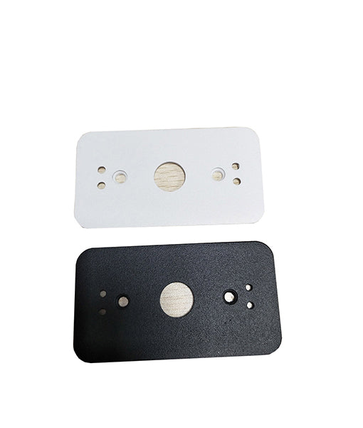 REMO: Surface Mounted LED Exterior Curved Up/Down Wall Lights IP54 - Black