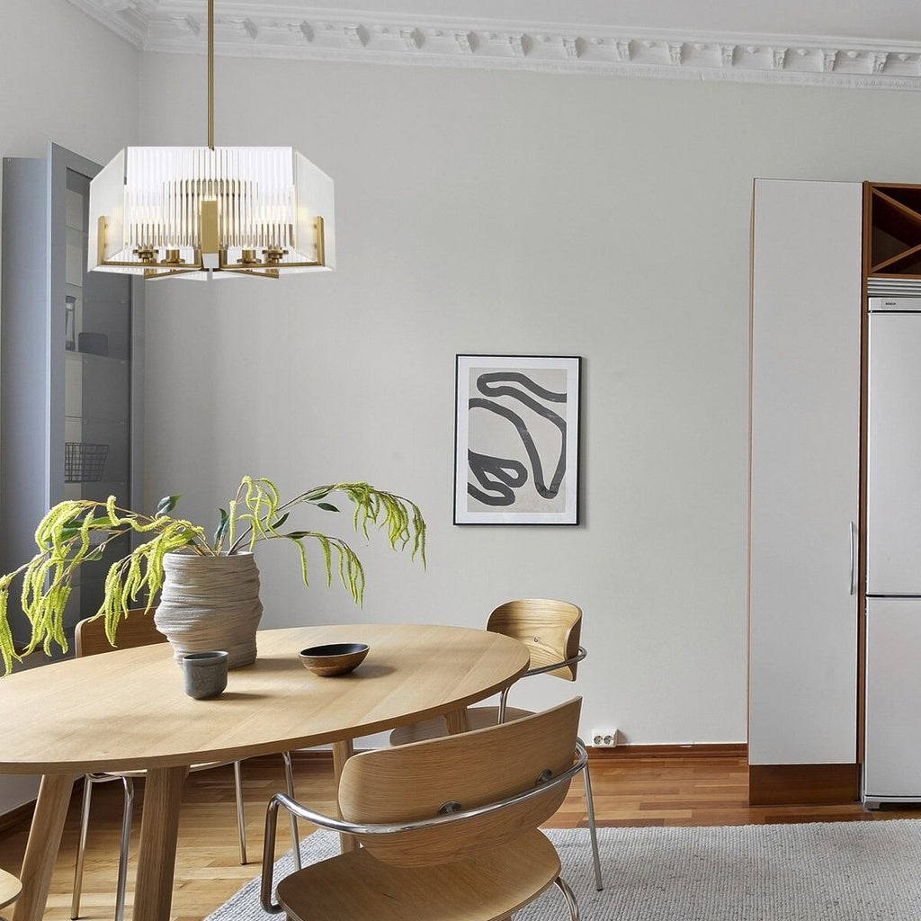 PELION 5 LED Pendant Light - Antique Gold