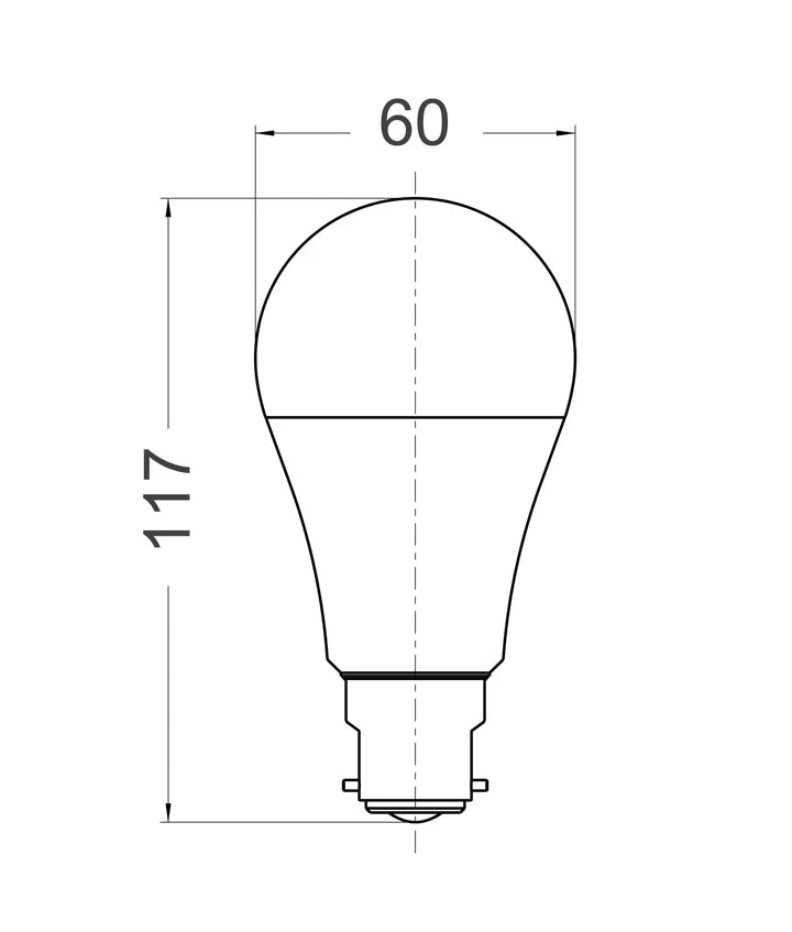 GLS LED Globes Frosted Diffuser 13W - Options: B22 3000K