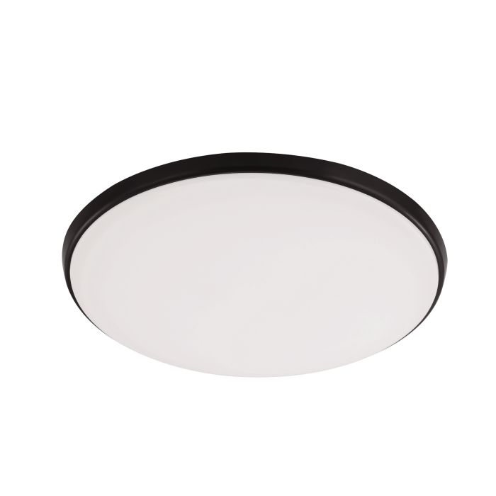 Eglo Lighting Ollie Oyster 12W Led 250mm Ceiling Light(Black)