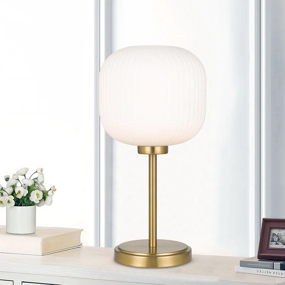 Bobo 1 Light Table Lamp- Antique Gold