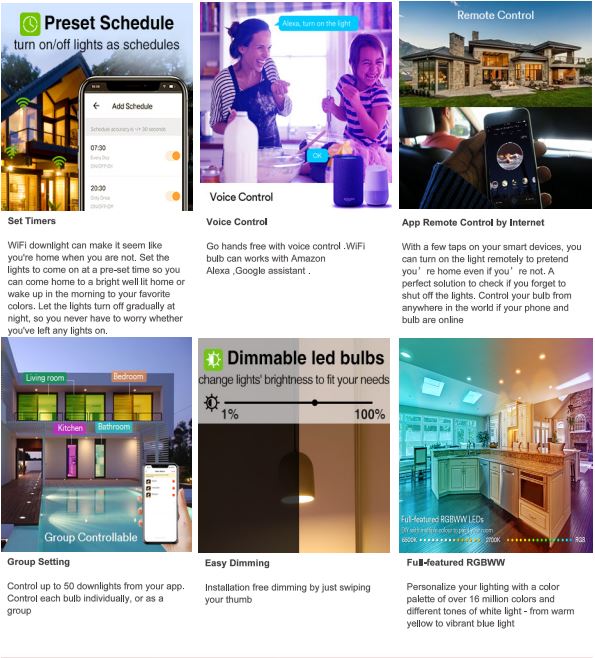 DL10W/RGB-Smart Downlight(RGB+CCT)