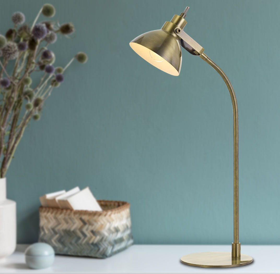 Gwen Table Lamp- Antique Brass
