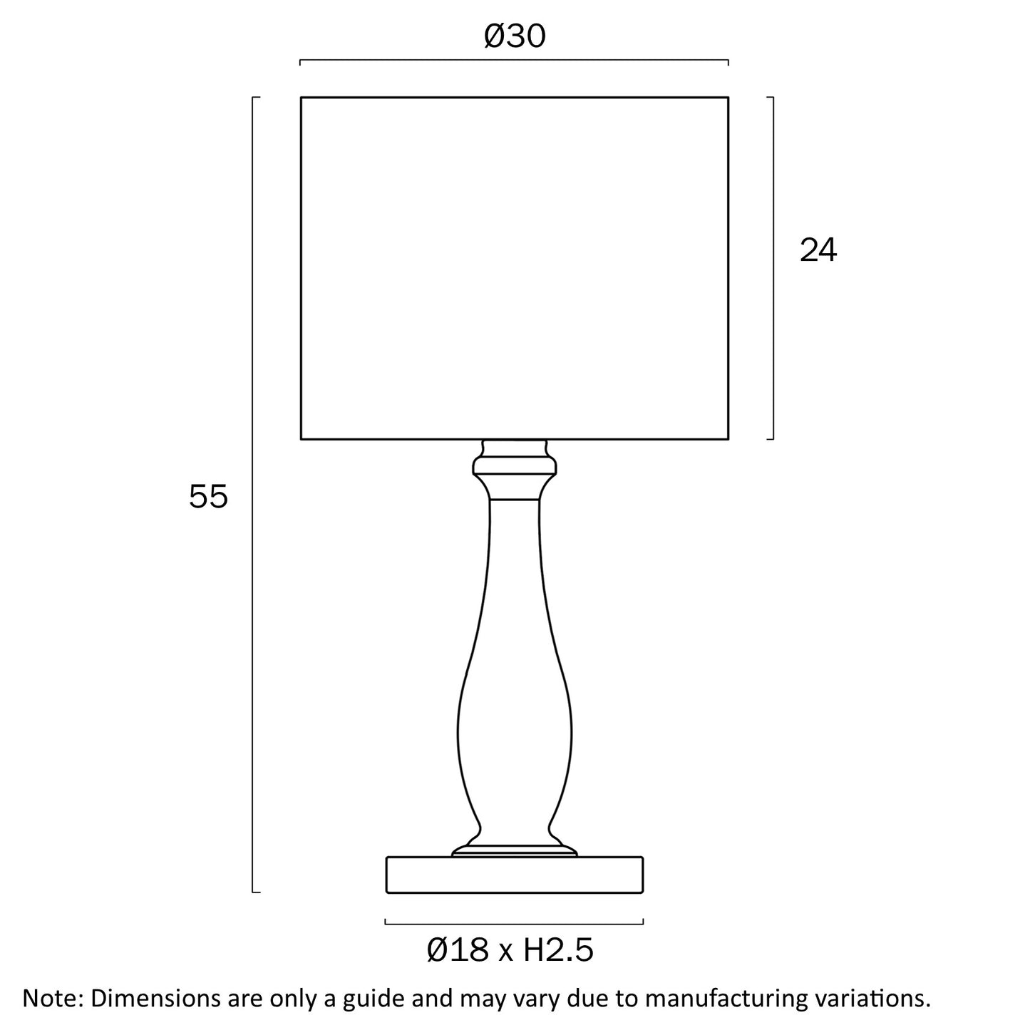 Hommer Table Lamp- Natural