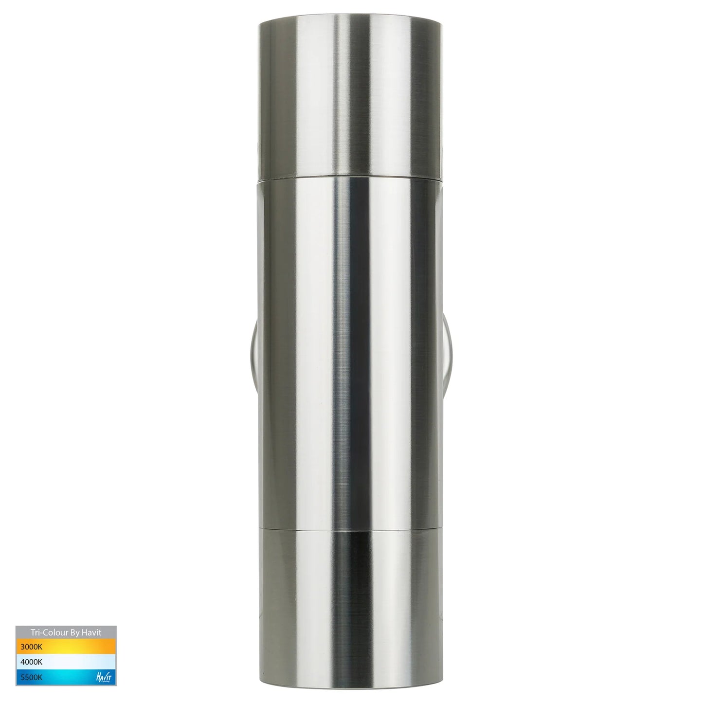 Tivah 316 Stainless Steel Tri Colour Up & Down Wall Pillar Lights