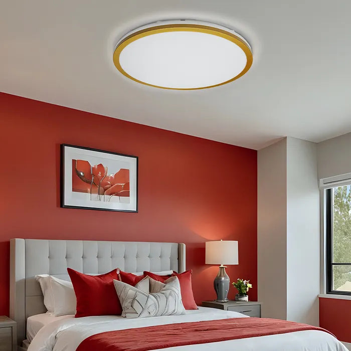 Hector-380 IP65 LED Ceiling Light - Gold