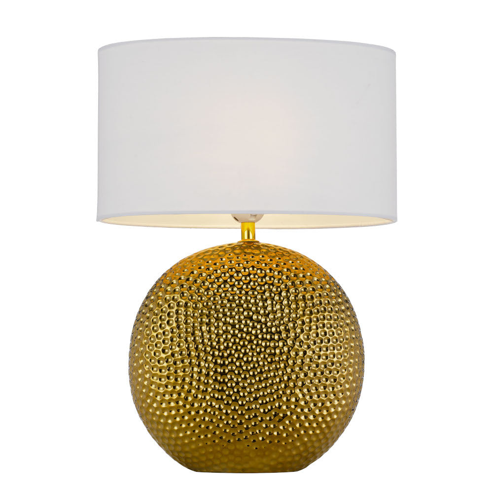 Icaria Ceramic Table Lamp- Gold