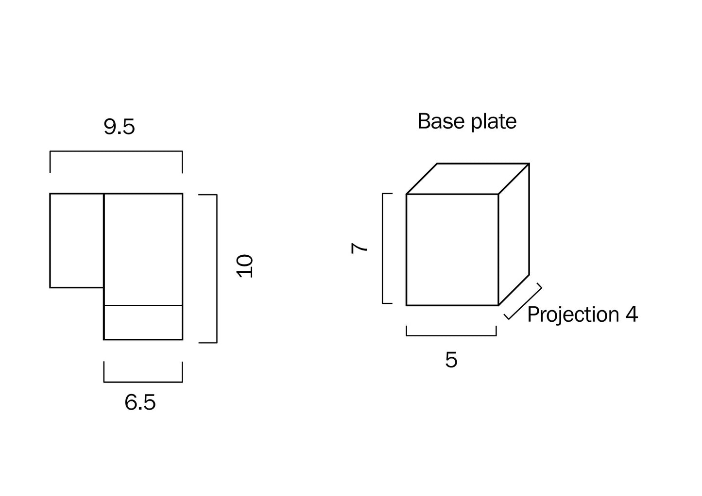 KMAN EX1 WALL LIGHT(White)