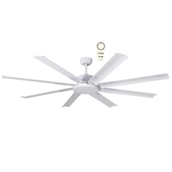 Albatross Mini 65″ DC Ceiling Fan With Remote- Matt White