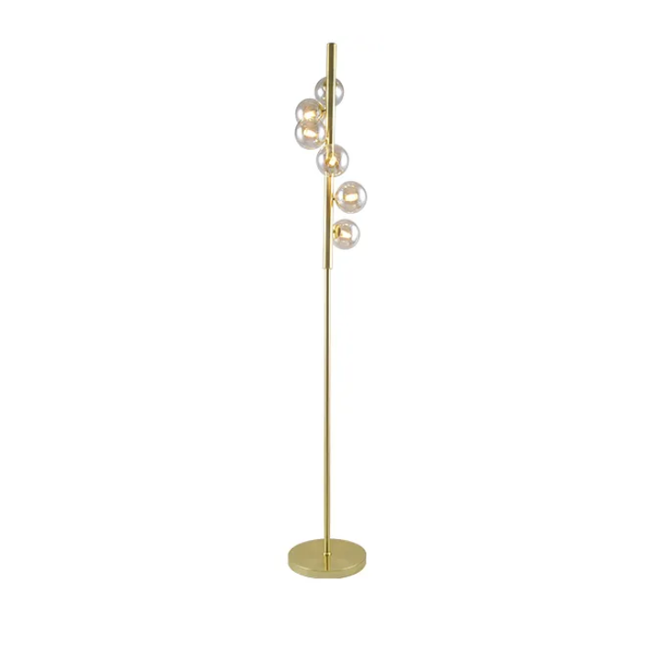 Midday Floor Lamp 6 Light- Gold
