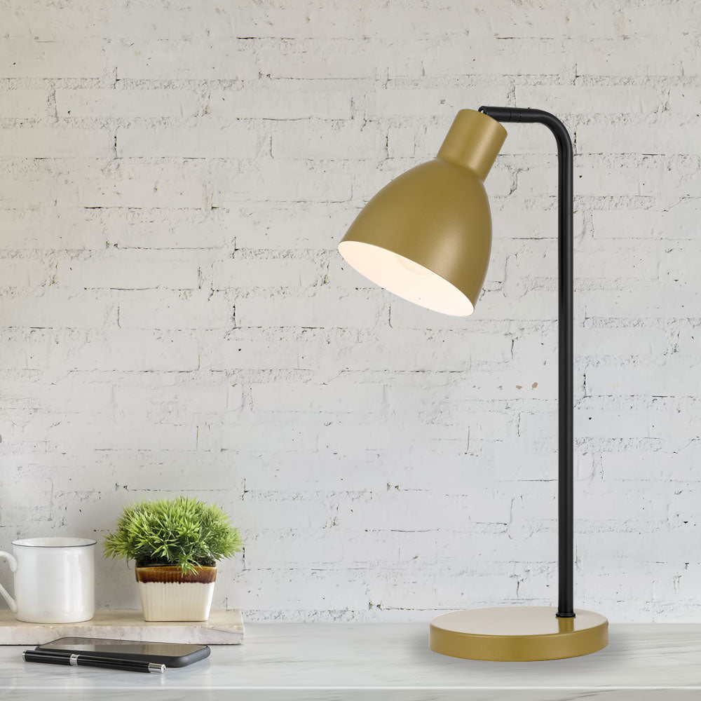 Pivot Table Lamp- Gold