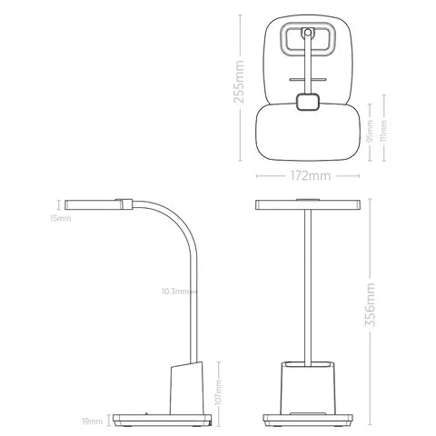 Penchi 10w LED Desk Lamp - Blue
