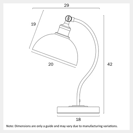 BREVIK Table Lamp - Green