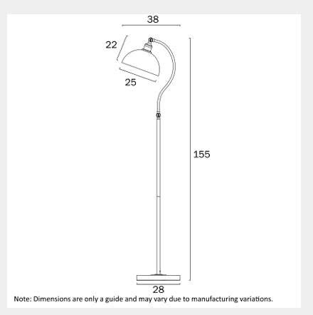 BREVIK Floor Lamp - Black