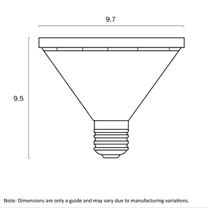 E27 PAR30 10W LED Globe Non-Dimmable