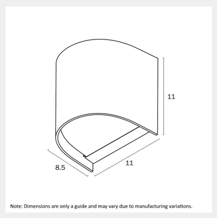 MIRO Single Exterior Wall Light - Grey