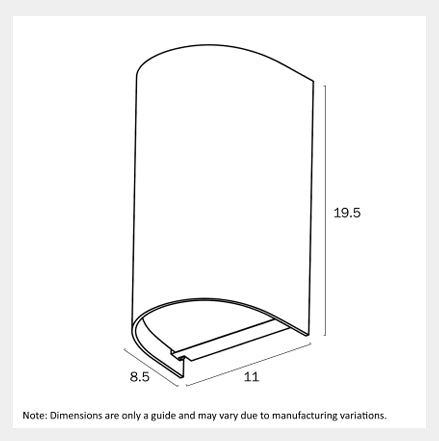 MIRO Up-Down Exterior Wall Light - White