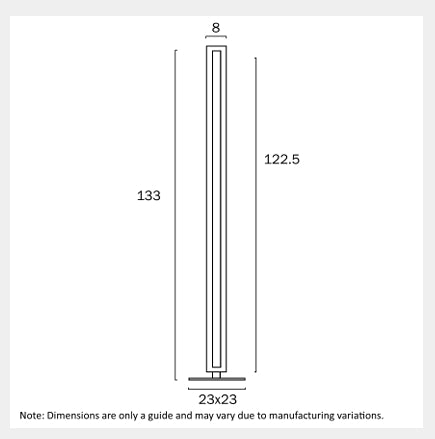 SERANO II LED Floor Lamp - Gold