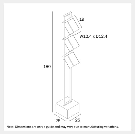 OSADA Floor Lamp - Wood/Black