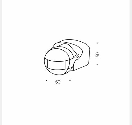 PIR Sensor Ceiling/Wall Mount