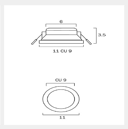 POD 110 G2 LED Downlight - Nickel