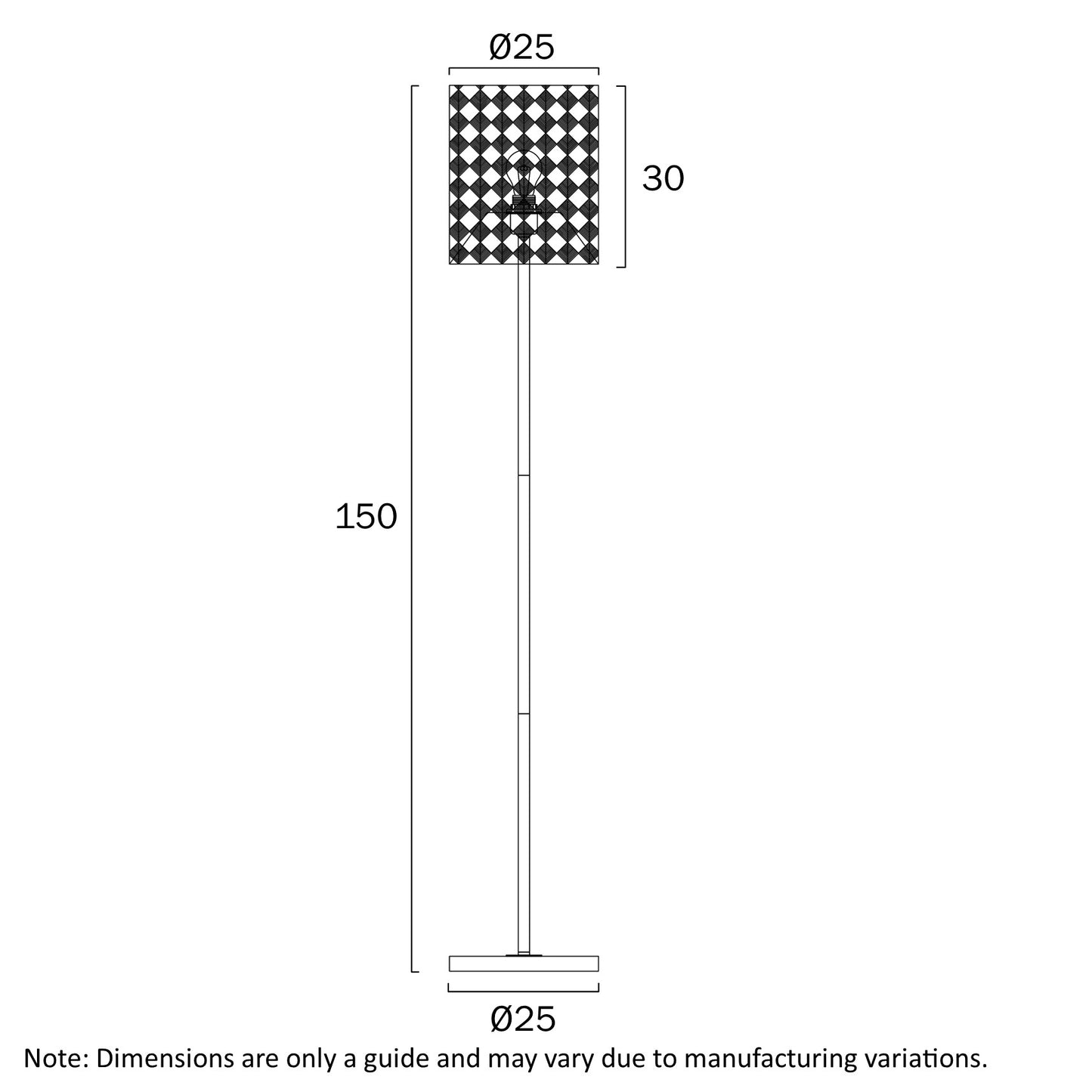 Valtor Floor Lamp - Black