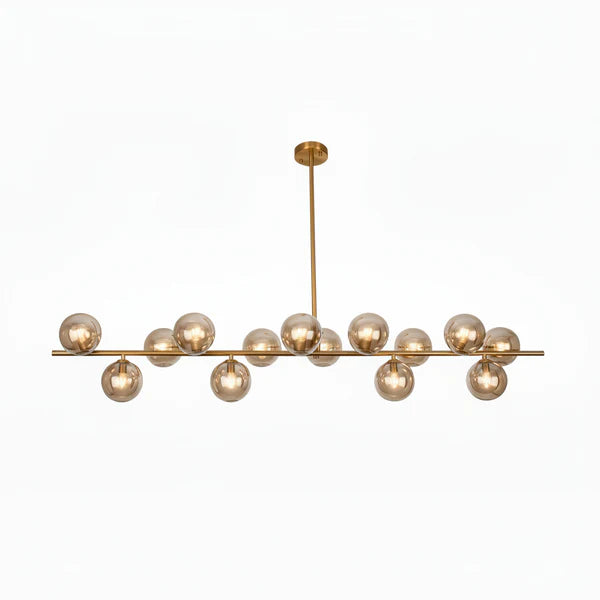 Zodo Linear Pendant 14 Light - Gold