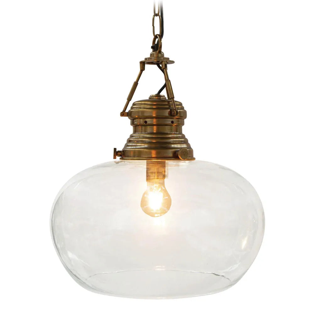 Paddington Ceiling Pendant Large Antique Brass