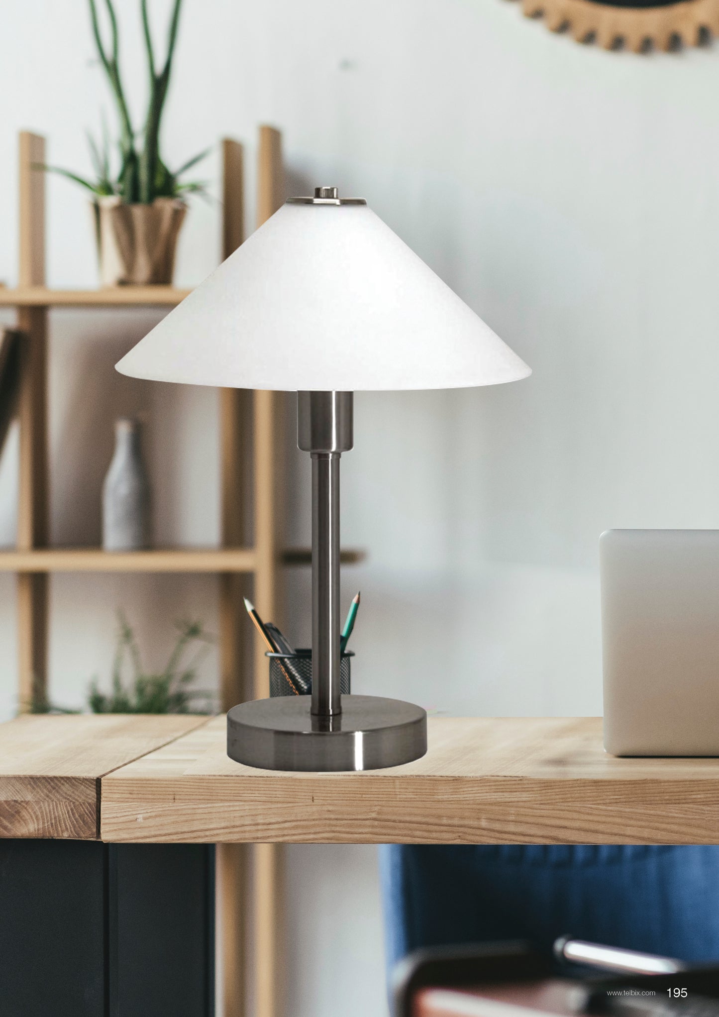 Ohio Touch Table Lamp- Gun Metal