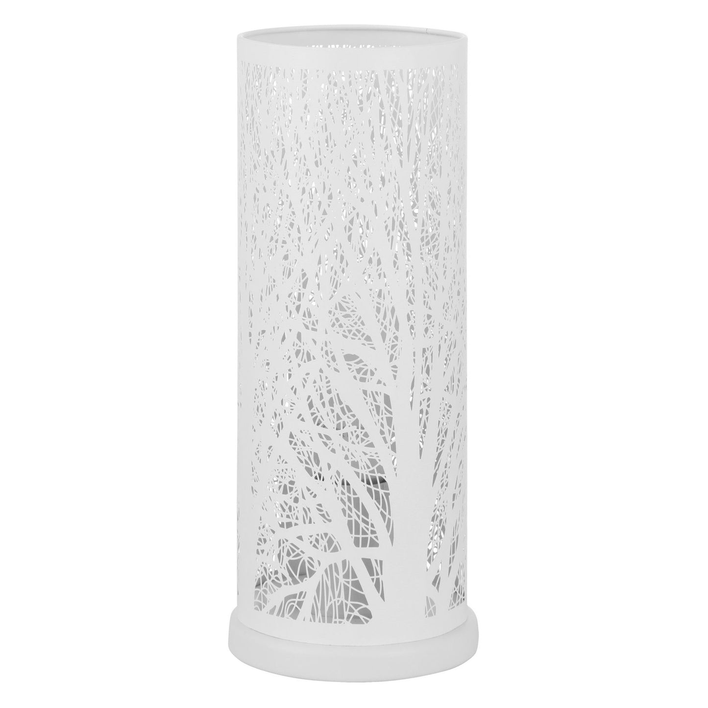 Hambleton Laser Cut Steel Table Lamp, White
