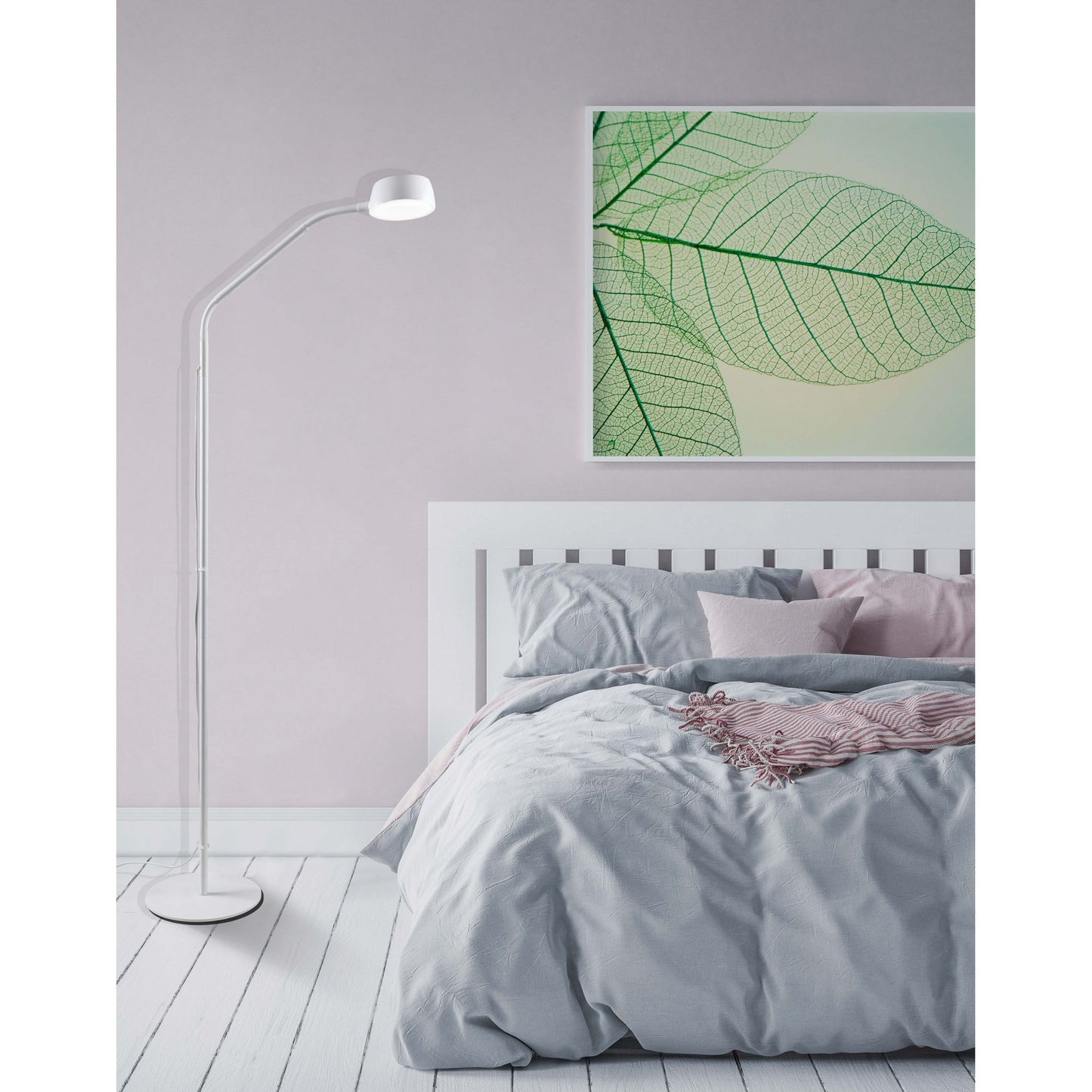 Ben LED Floor Lamp, White