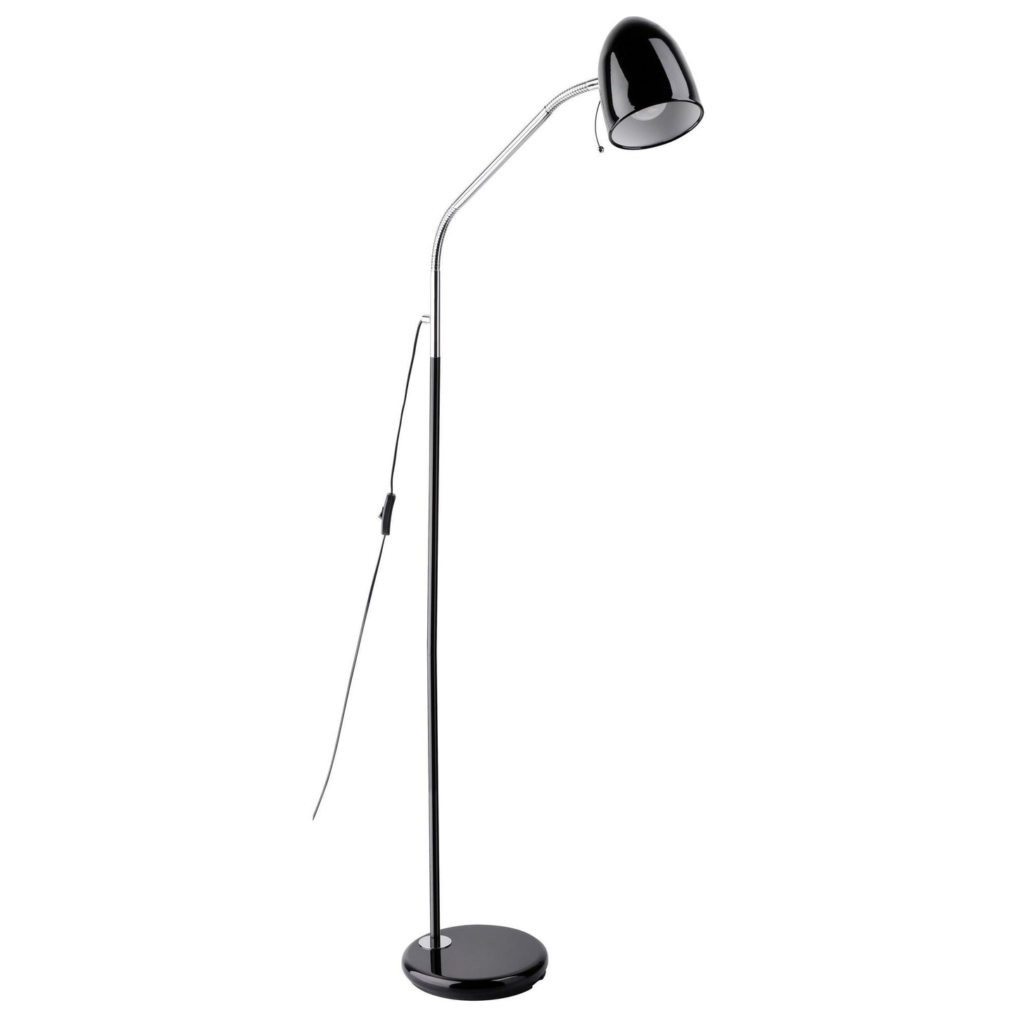 Lara Metal Adjustable Floor Lamp, Black