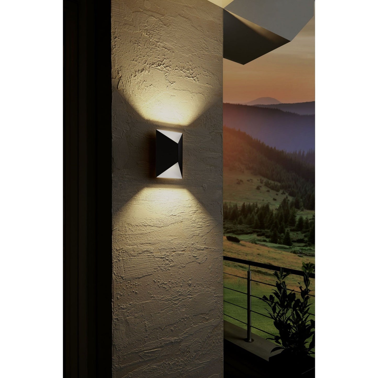 Predazzo Metal Outdoor Up & Down Wall Light