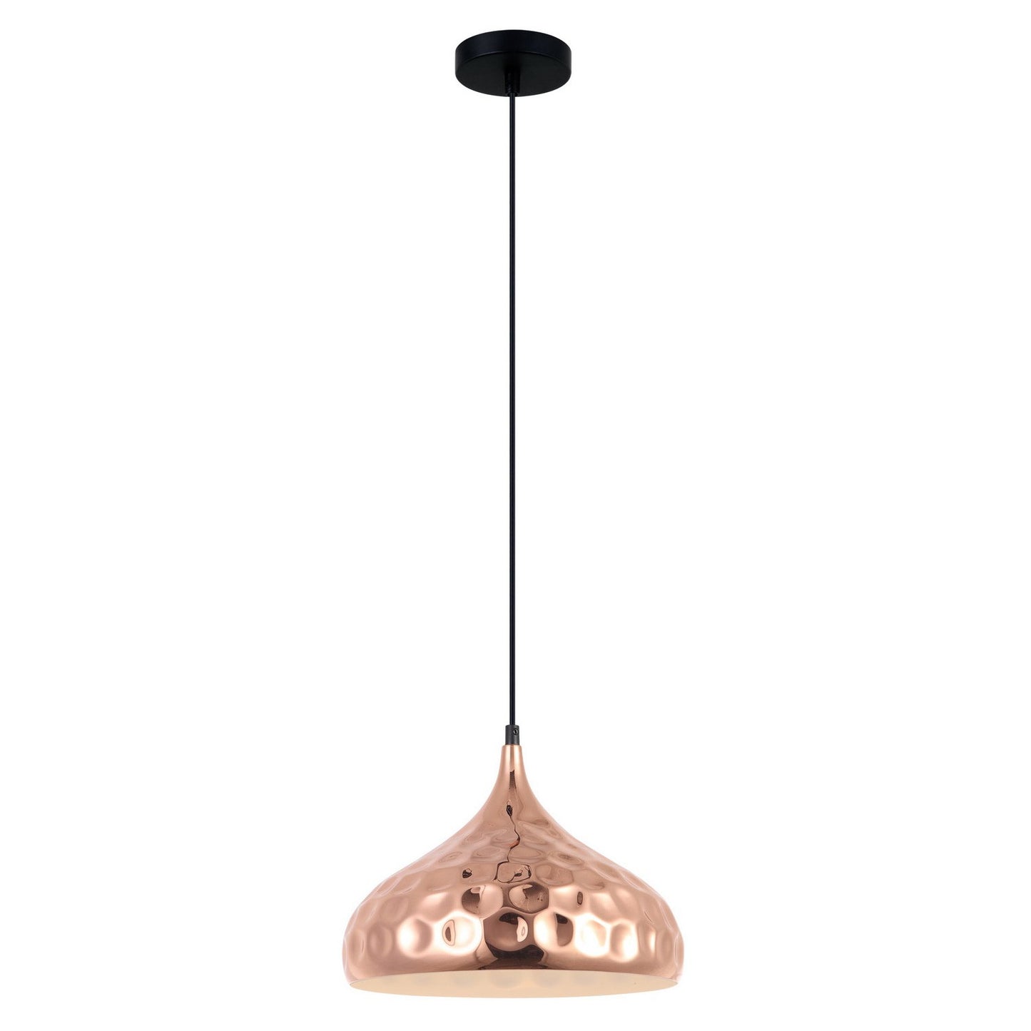 Koper Iron Pendant Light, Dome