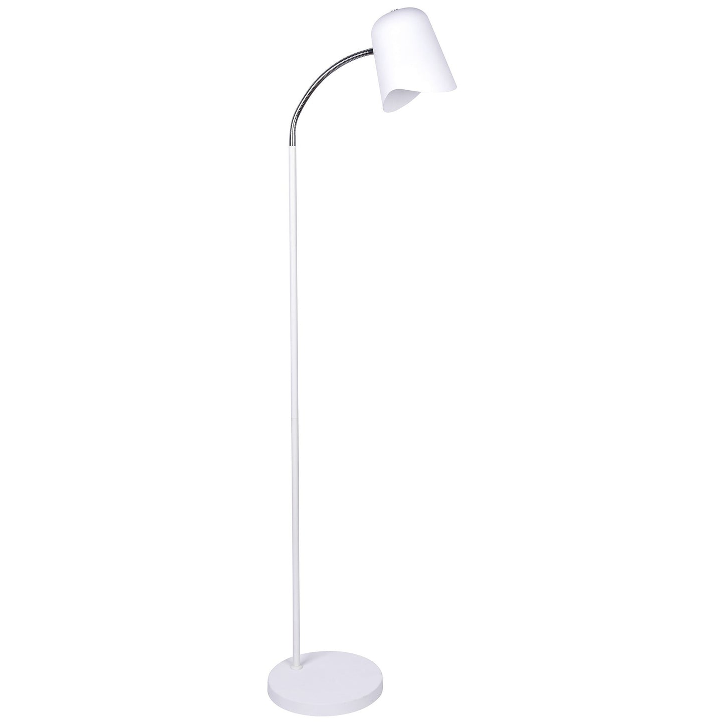 Pastel Iron Floor Lamp, Matt White