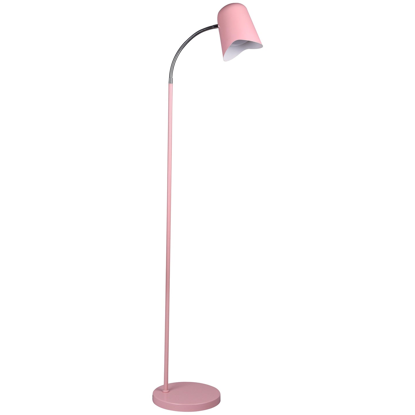 Pastel Iron Floor Lamp, Matt Pink