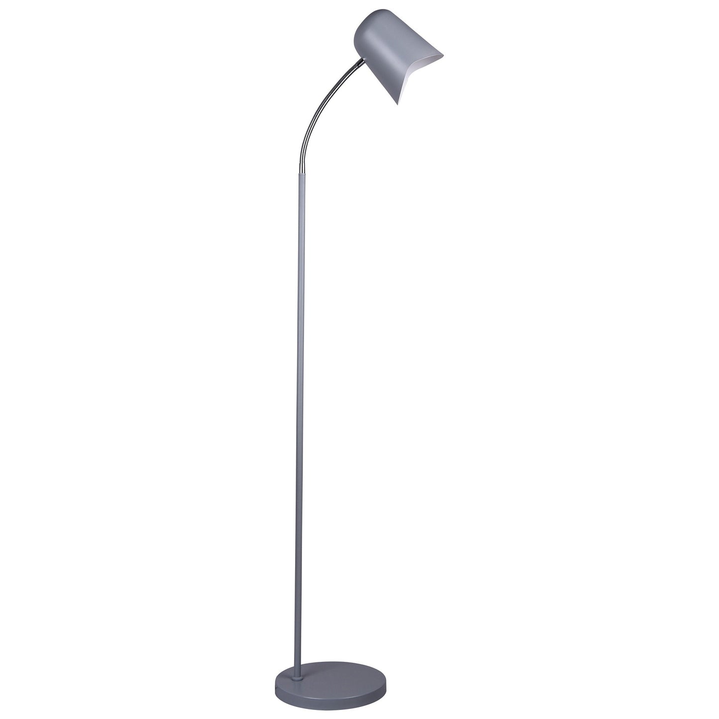 Pastel Iron Floor Lamp, Matt Grey