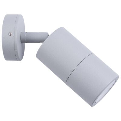Roslin IP65 Exterior Single Adjustable Wall Light, GU10, Grey