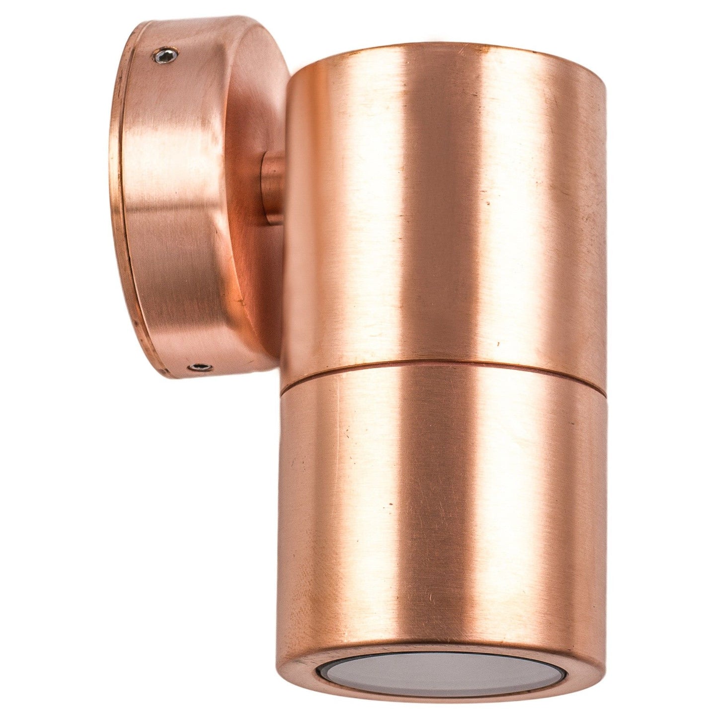 Roslin IP65 Exterior Fixed Down Wall Light, GU10, Copper