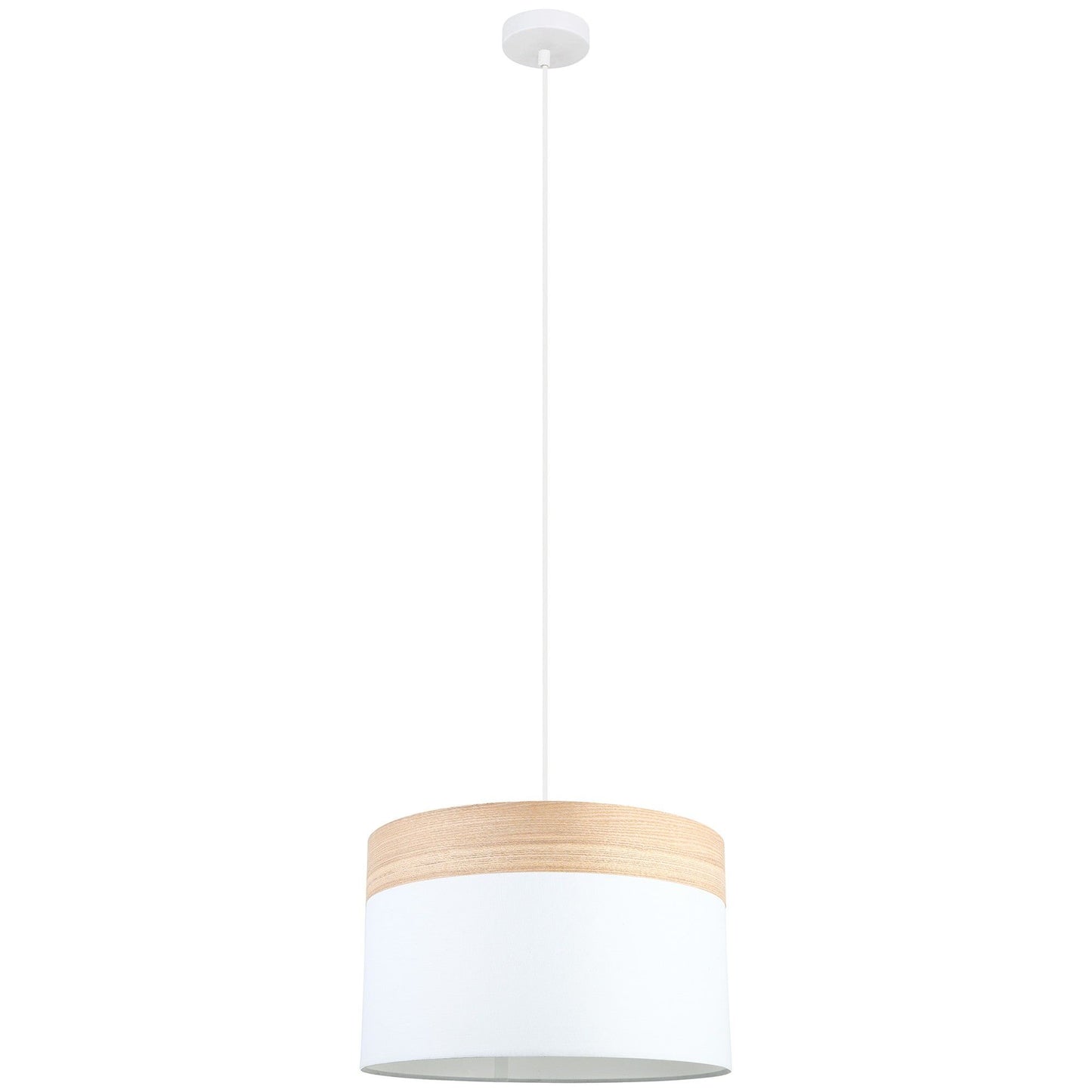 Tambura Pendant Light, Large, White