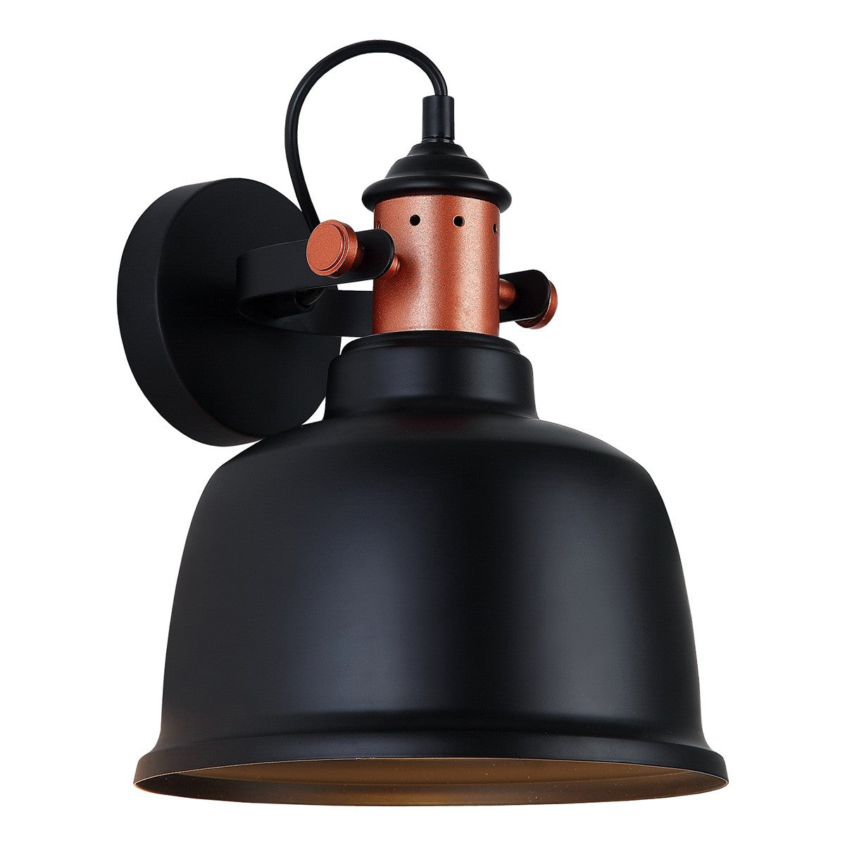 Alta Iron Wall Light, Matt Black