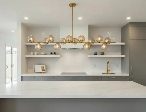 Zodo Linear Pendant 14 Light - Gold
