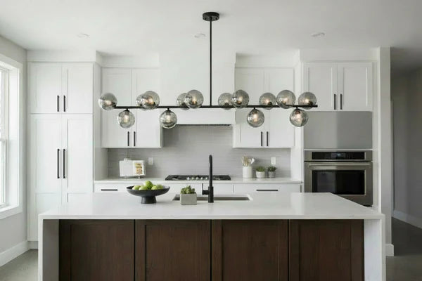 Zodo Linear Pendant 14 Light - Black