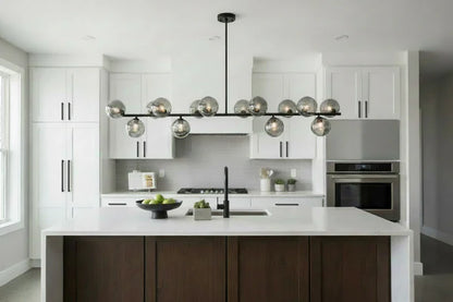 Zodo Linear Pendant 14 Light - Black