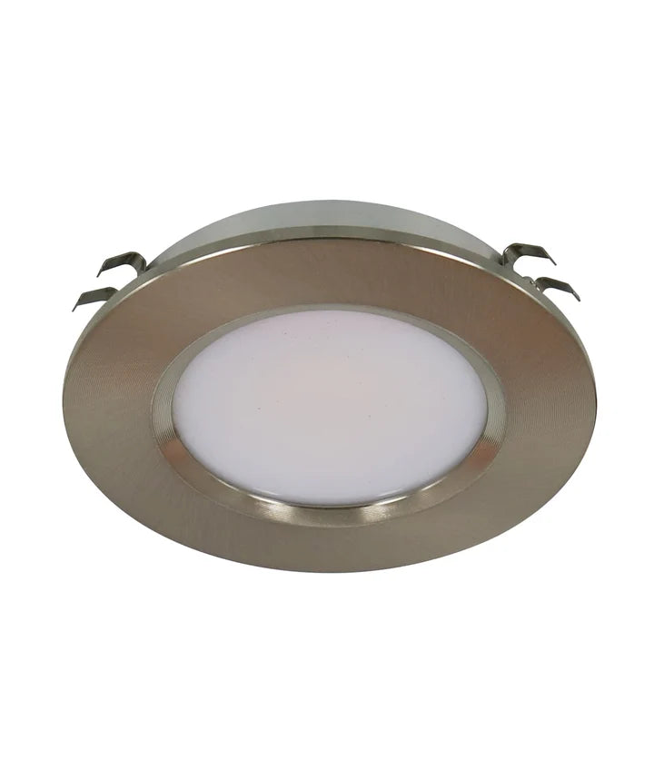 Surface Mounted or Recessed Option Cabinet Underbench LED Tri-CCT Utility Light - Brushed Chrome