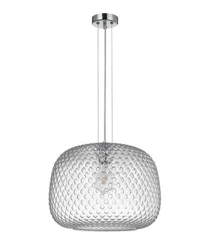 LABU: Interior Dome Glass with Segments Pendant Lights - CLEAR